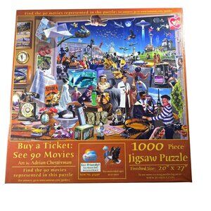 Jigsaw Puzzle Buy A Ticket thousand Piece Adrian Chesterman 20"x27" Movies